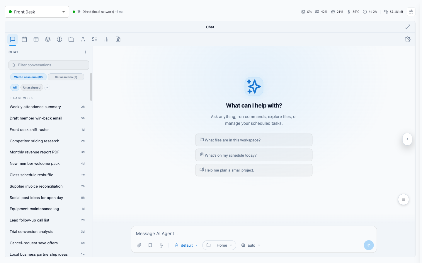 The AI Agent module