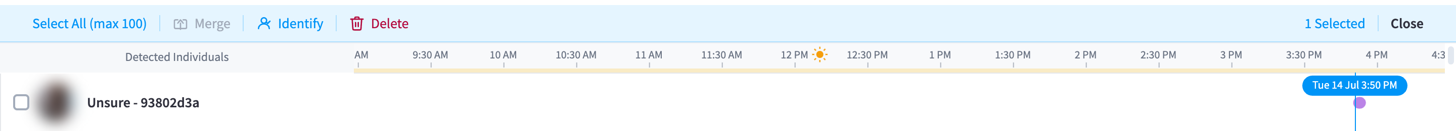 Bulk actions