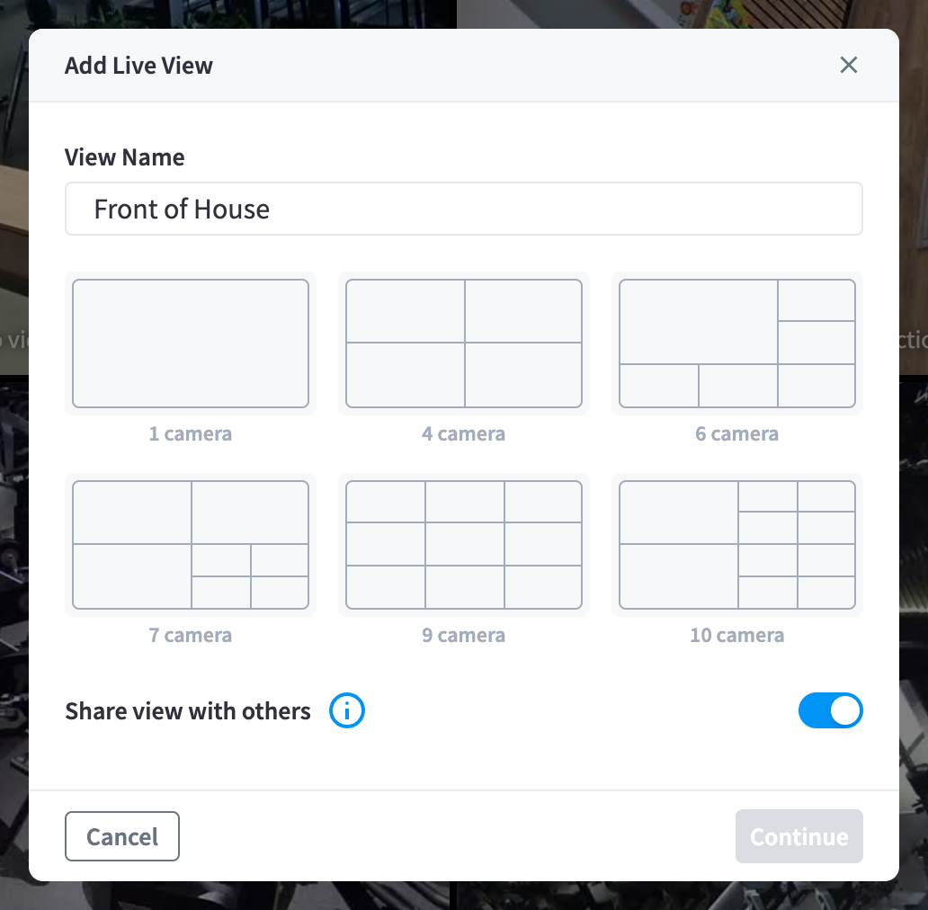 Add Live View