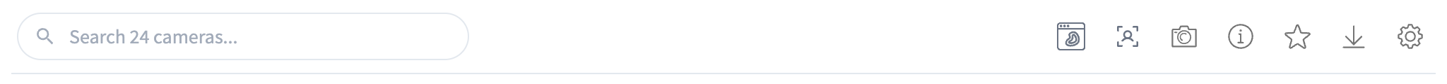 Timeline toolbar