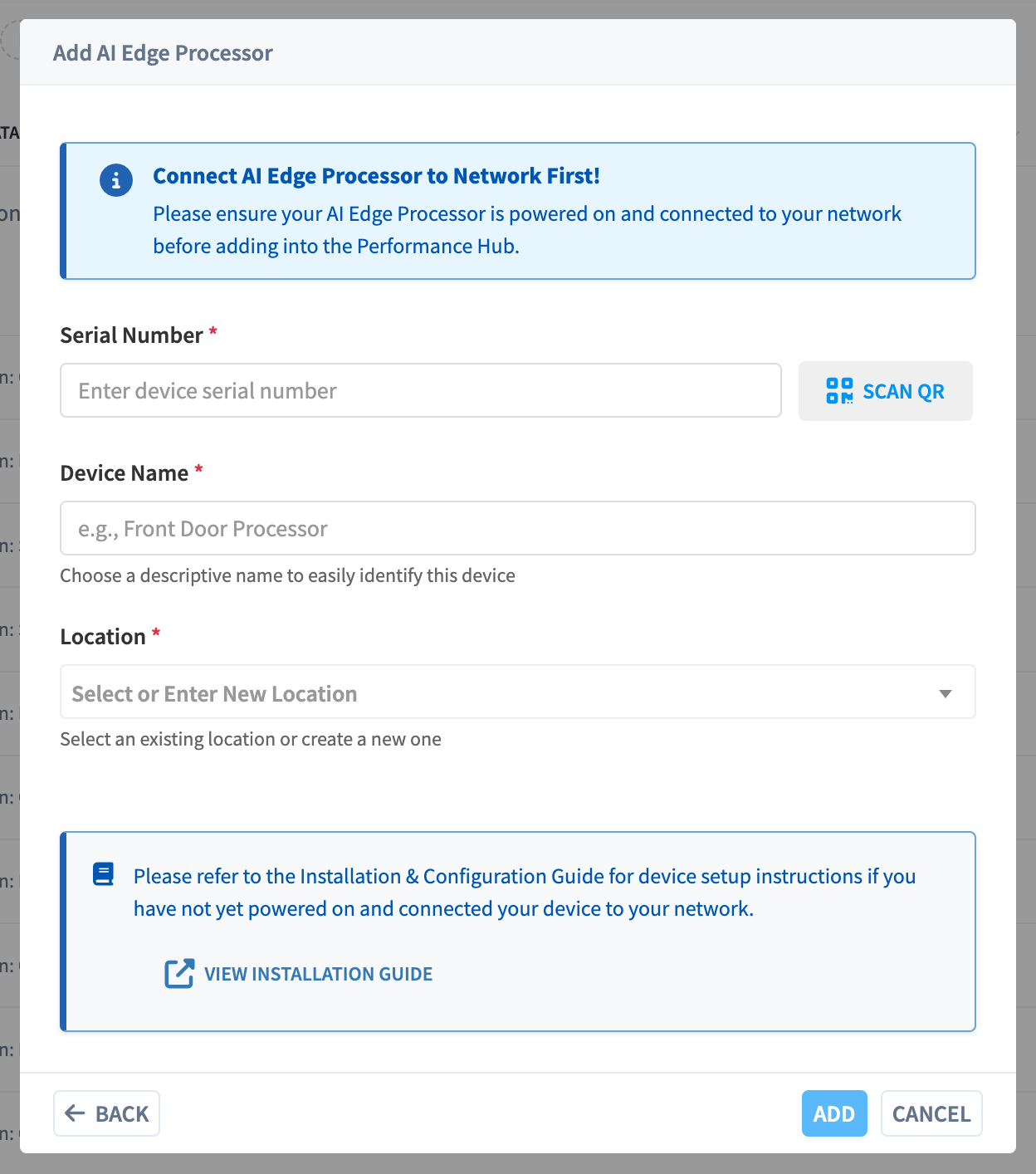 Add AI Edge Processor
