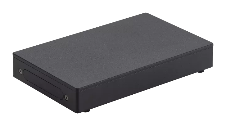 The Display Screen Player, a small fanless metal box