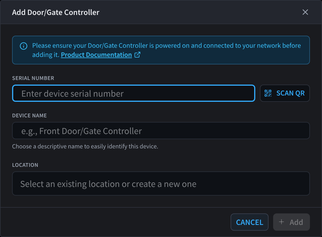 Add a door controller