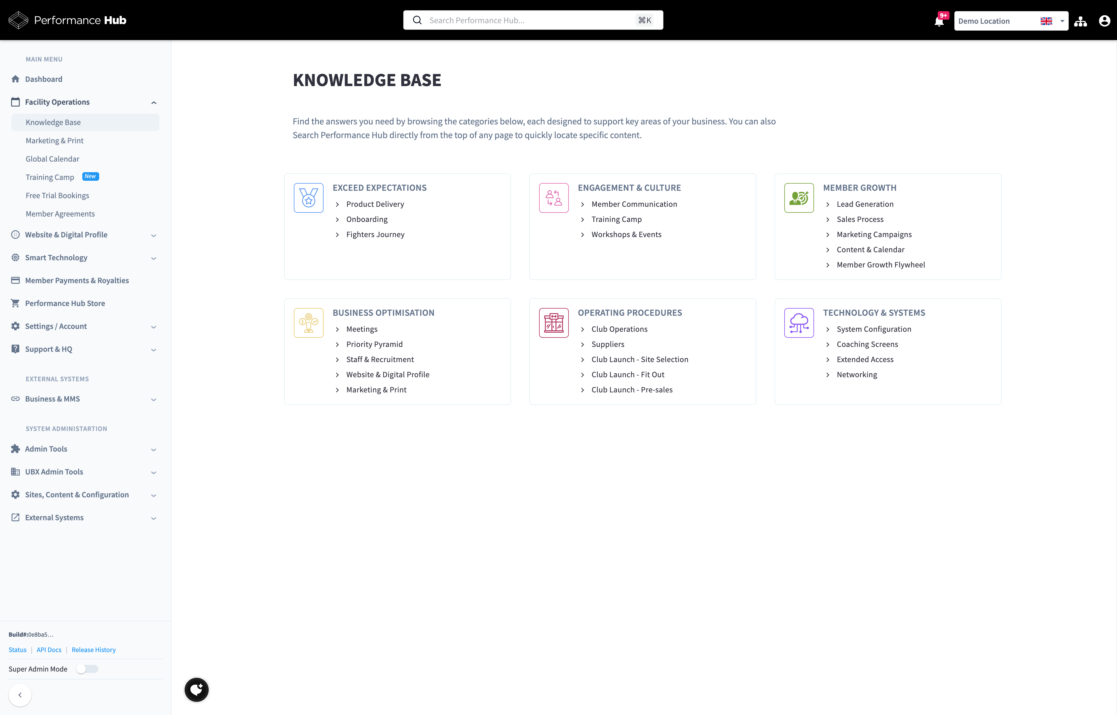 Knowledge Base Overview